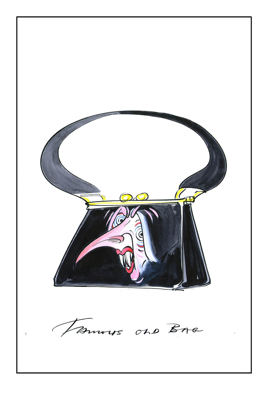Margaret Thatcher-Famous Old Bag