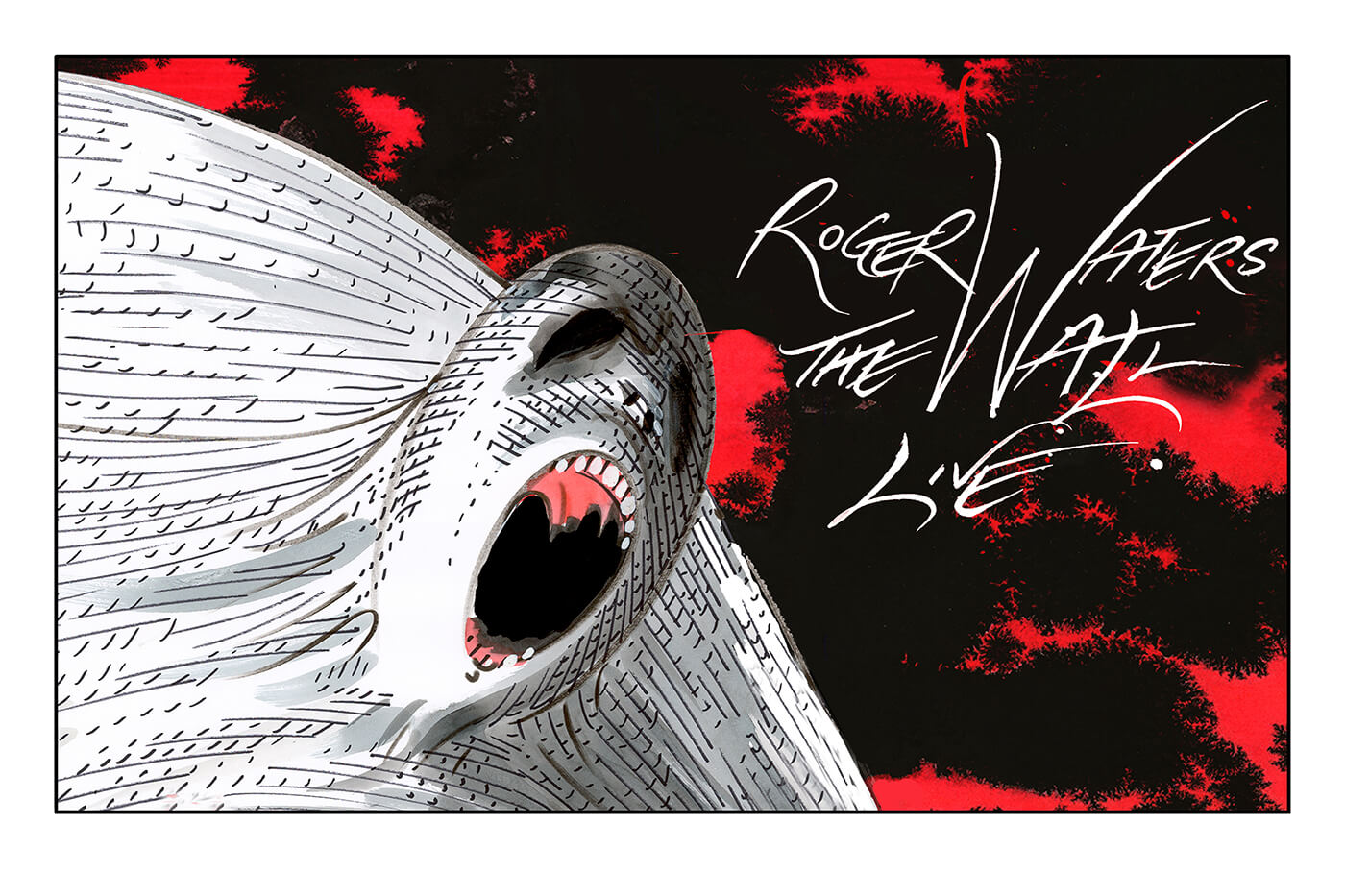 Poster for Roger Waters tour of The Wall