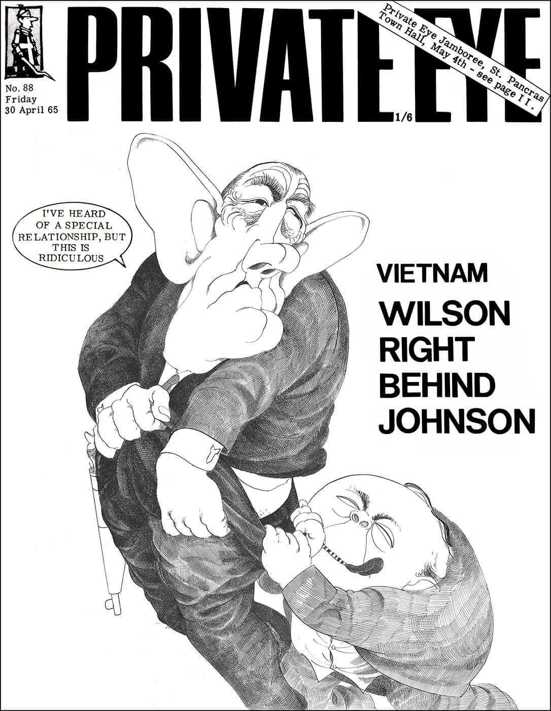 Private Eye Cover: Wilson right behind Johnson