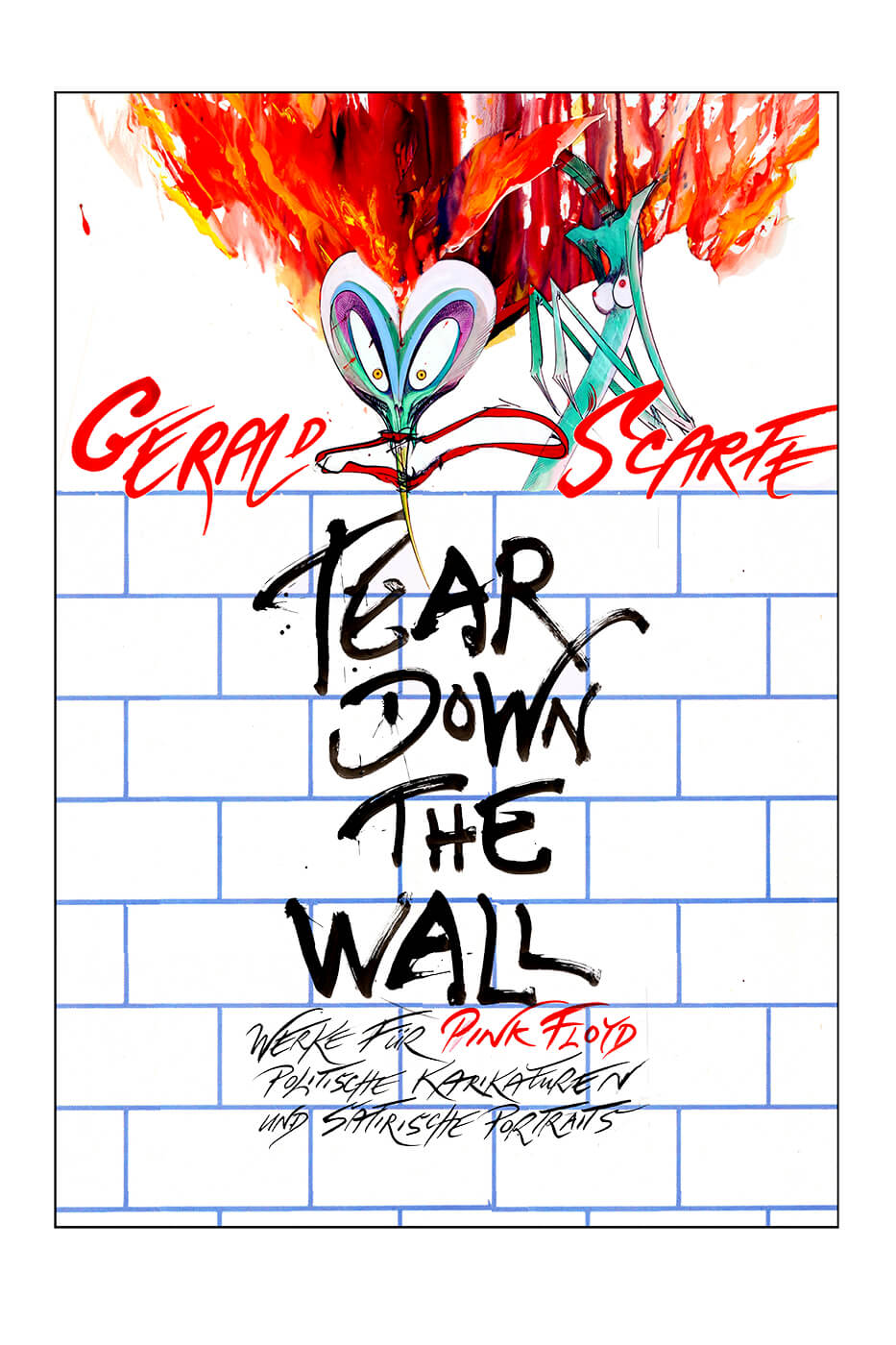 East German Pink Floyd The Wall Exhibition Poster